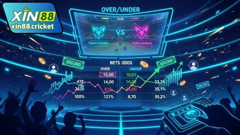 Các loại cá cược kèo tài xỉu esports phổ biến